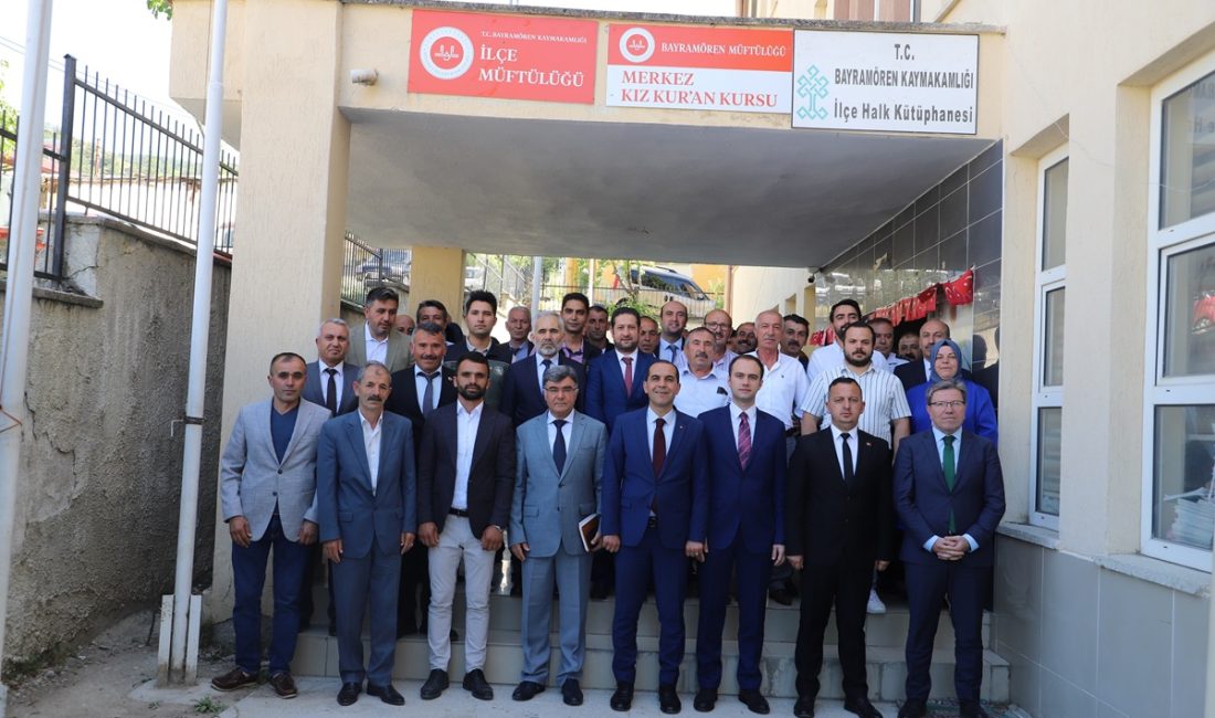 Çankırı Valisi M. Fırat Taşolar Bayramören ilçesi muhtarları ile bir