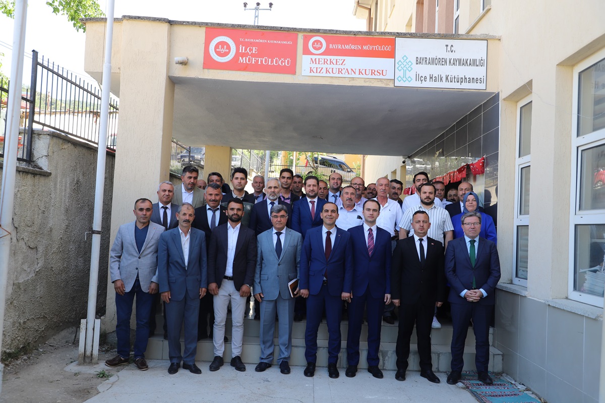 Çankırı Valisi M. Fırat Taşolar Bayramören ilçesi muhtarları ile bir