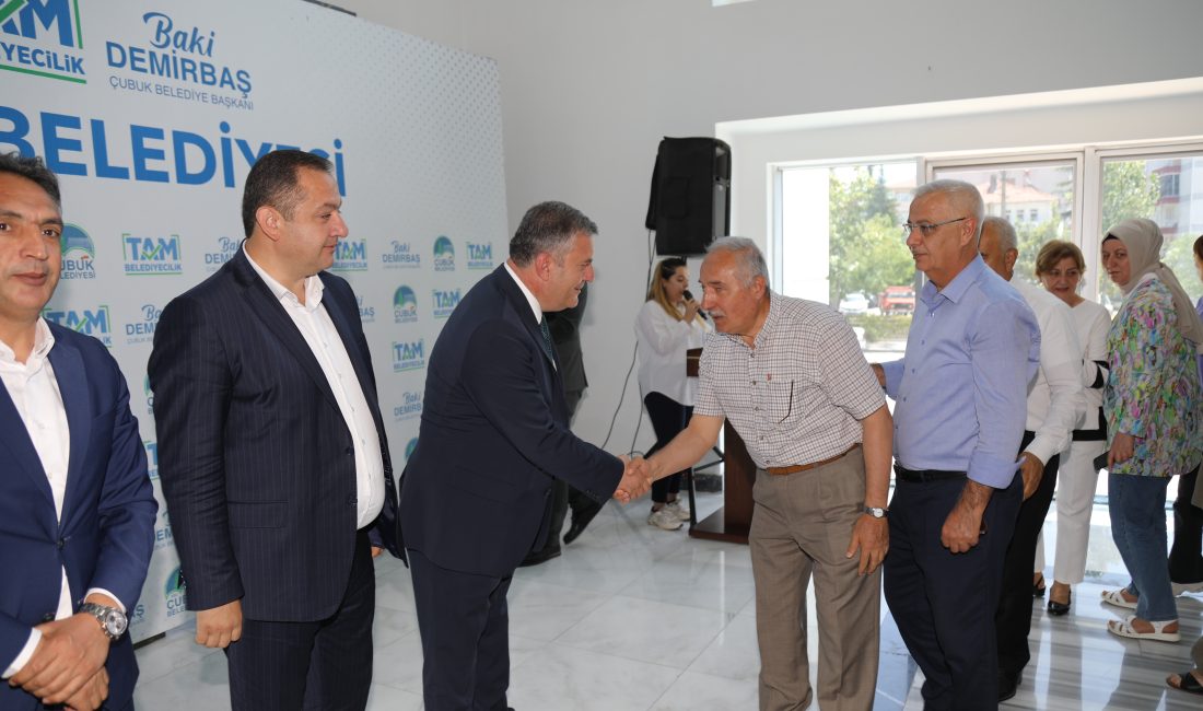 ANKARA (AA) – Çubuk ilçesinde Kurban Bayramı dolayısıyla bayramlaşma programı