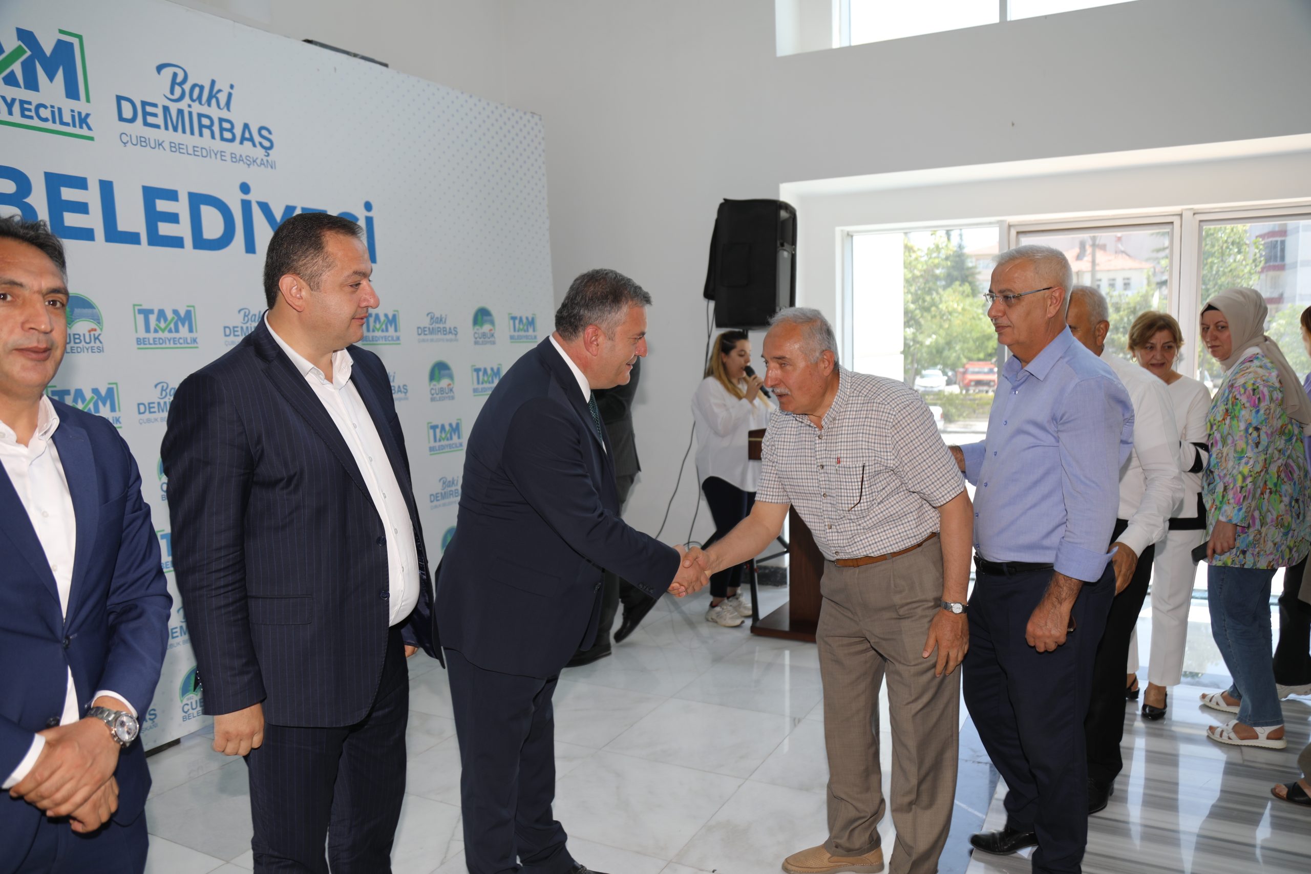 ANKARA (AA) – Çubuk ilçesinde Kurban Bayramı dolayısıyla bayramlaşma programı