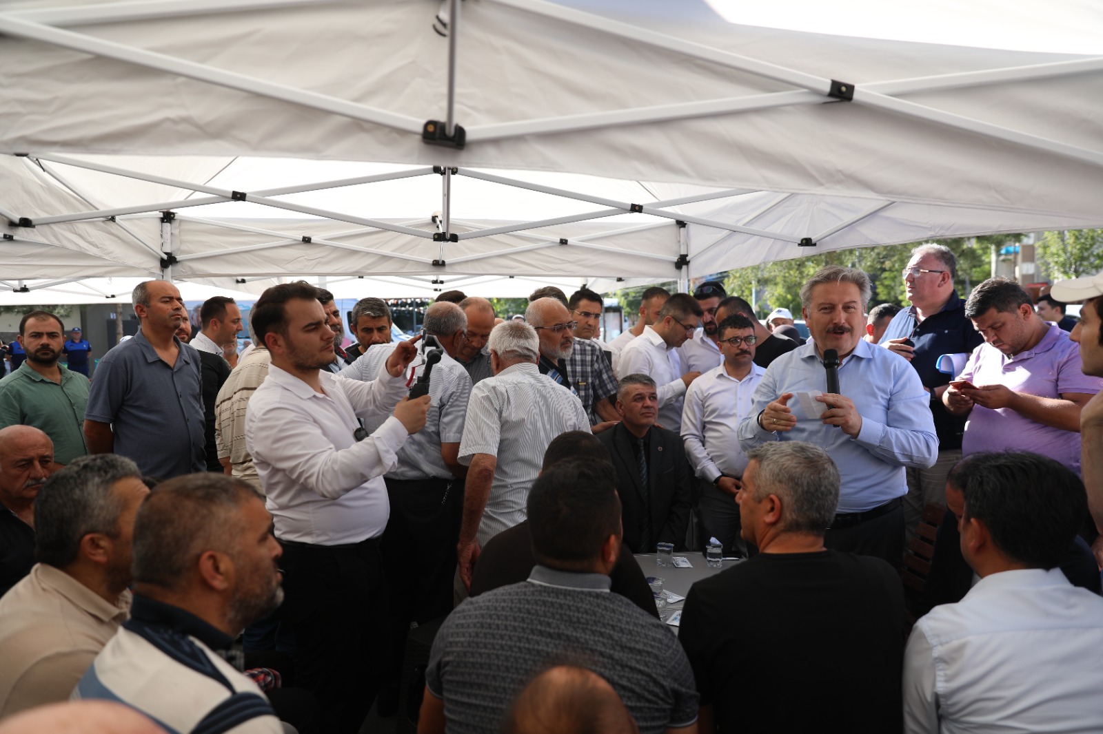 KAYSERİ (AA) – Melikgazi Belediye Başkanı Mustafa Palancıoğlu, "mobil başkan"