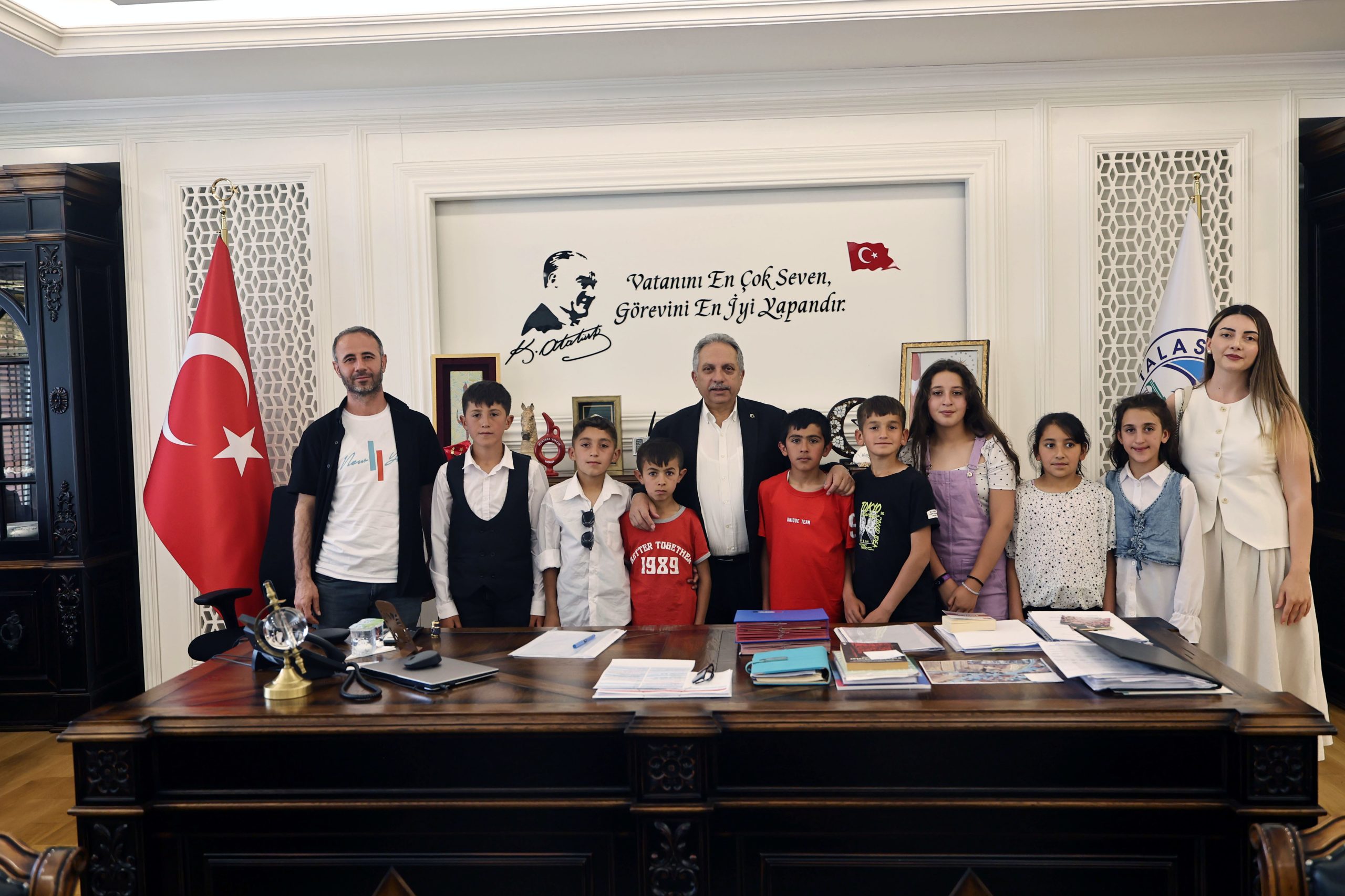 KAYSERİ (AA) – Talas Belediye Başkanı Mustafa Yalçın, Kayseri merkeze