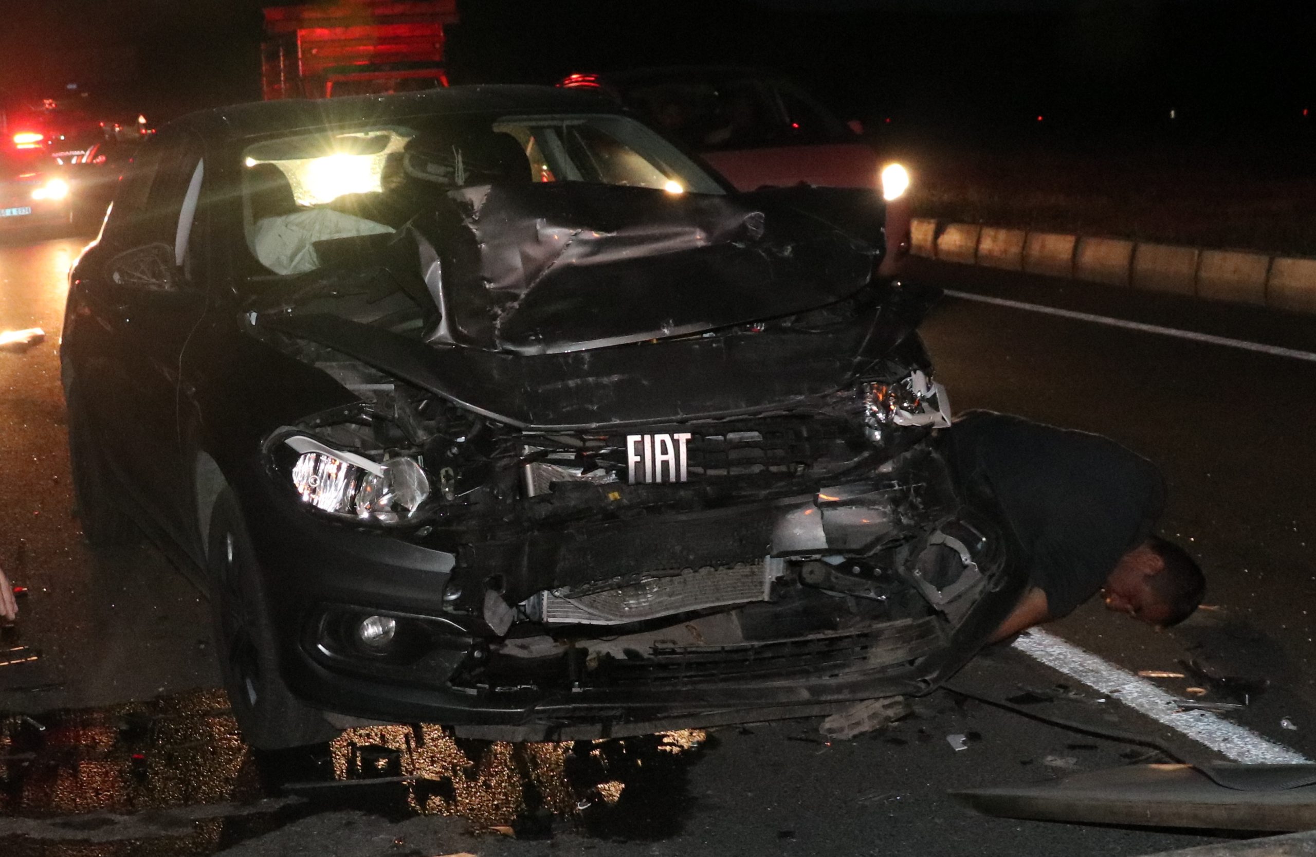 YOZGAT (AA) – Yozgat'ta otomobilin hafif ticari araca çarpması sonucu