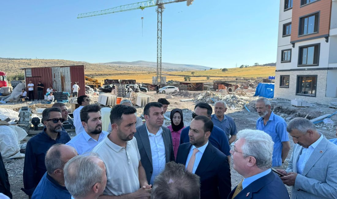 AK Parti Çankırı İl Başkanı Koray Erdoğan Kurşunlu ve Aşağıpelitözü