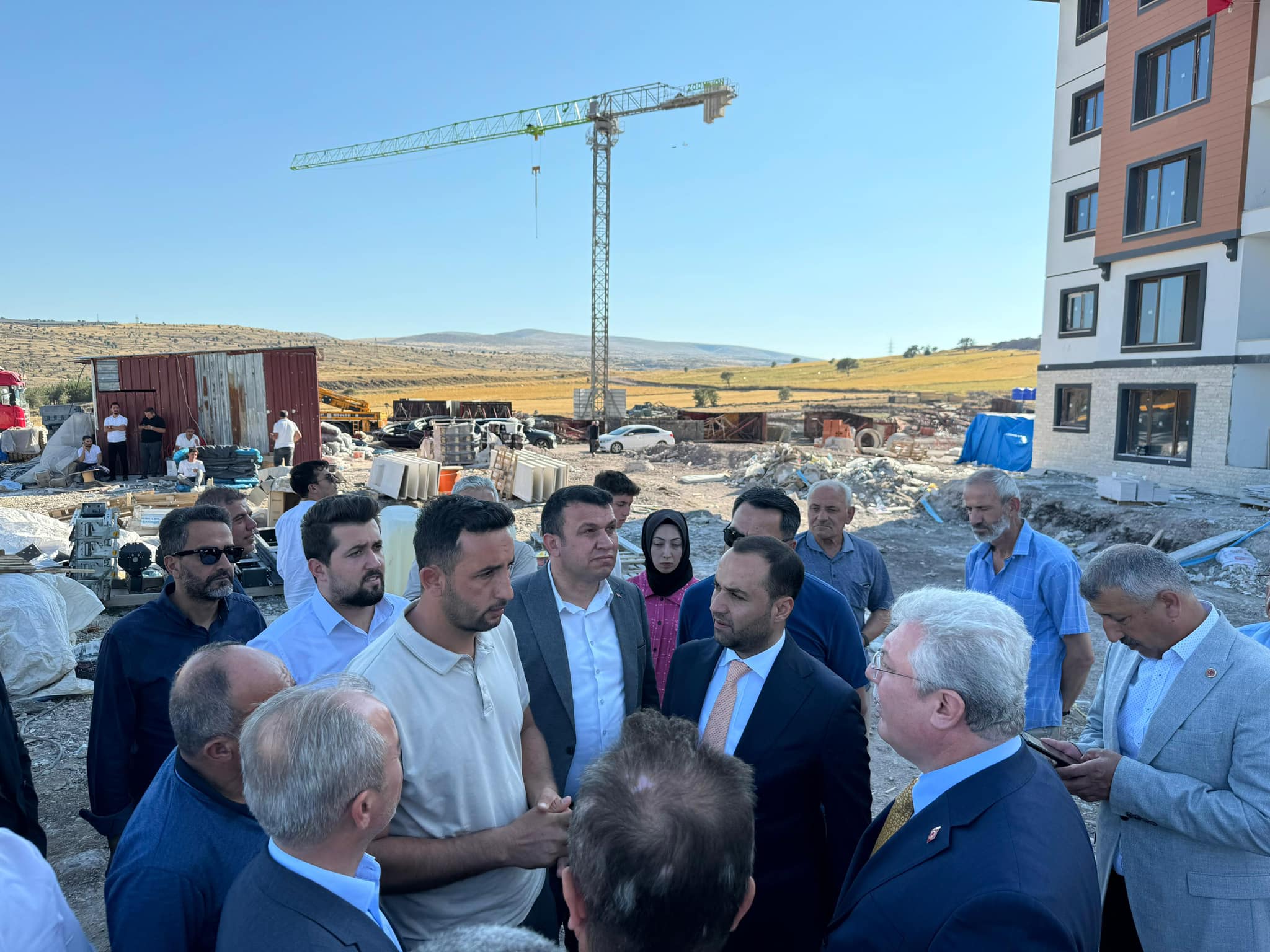 AK Parti Çankırı İl Başkanı Koray Erdoğan Kurşunlu ve Aşağıpelitözü