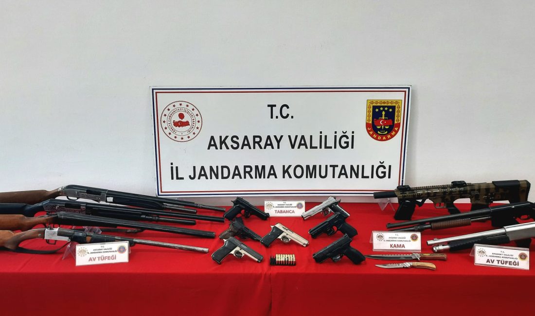 AKSARAY (AA) – Aksaray'da düğünlerde tüfek ve tabancalarla havaya ateş