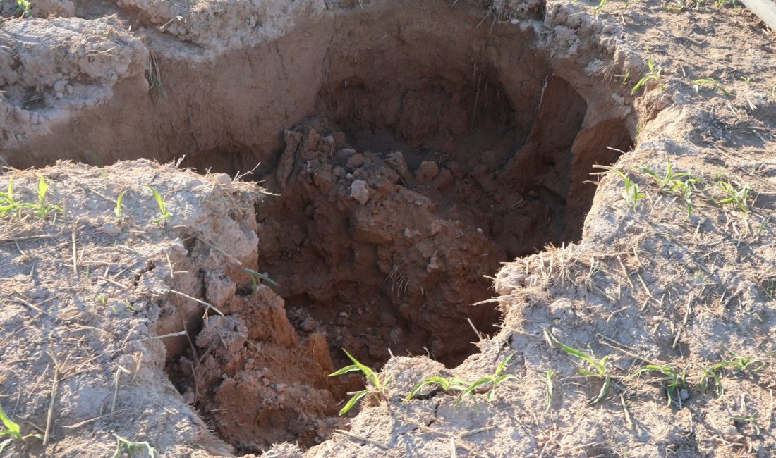 AKSARAY (AA) – Aksaray’ın Sultanhanı ilçesinde yaklaşık 3 metre çapında,