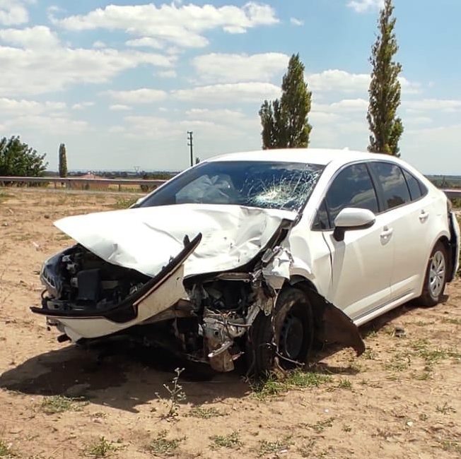 AKSARAY (AA) – Aksaray'da otomobille çarpışan motosikletin sürücüsü hayatını kaybetti.
