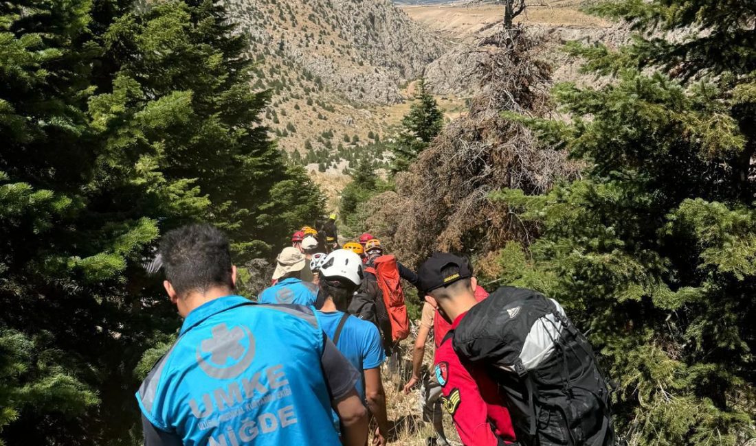 NİĞDE (AA) – Niğde'nin Çamardı ilçesinde Aladağlar'da tırmanış yaparken düşen