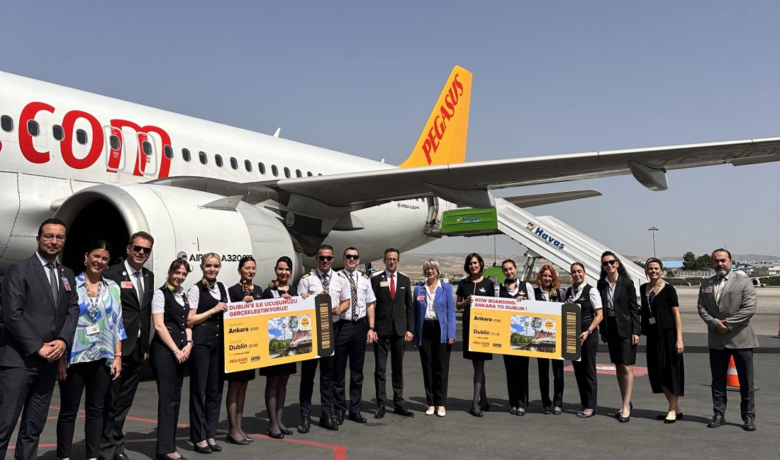 İSTANBUL (AA) – Ankara Esenboğa Havalimanı Pegasus’un Dublin’den gerçekleştirdiği ilk