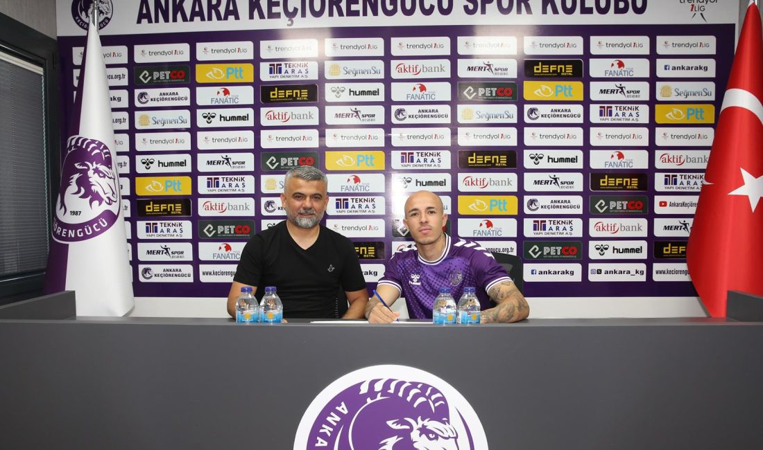 ANKARA (AA) – Trendyol 1. Lig ekiplerinden Ankara Keçiörengücü, Brezilyalı
