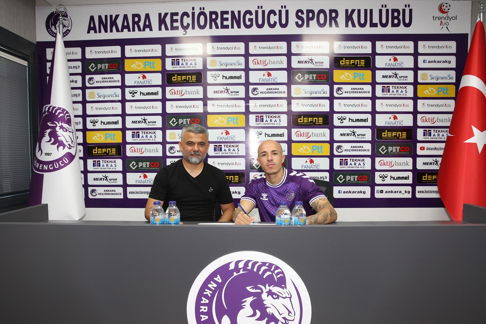 ANKARA (AA) – Trendyol 1. Lig ekiplerinden Ankara Keçiörengücü, Brezilyalı