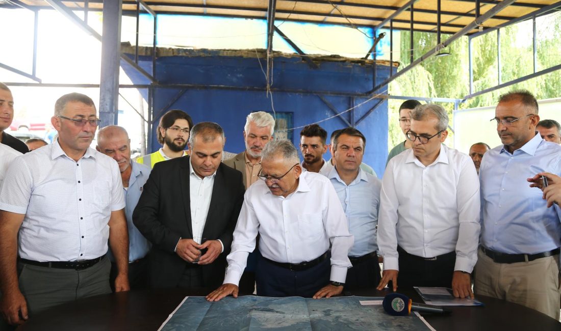 KAYSERİ (AA) – Kayseri Büyükşehir Belediye Başkanı Memduh Büyükkılıç, içme