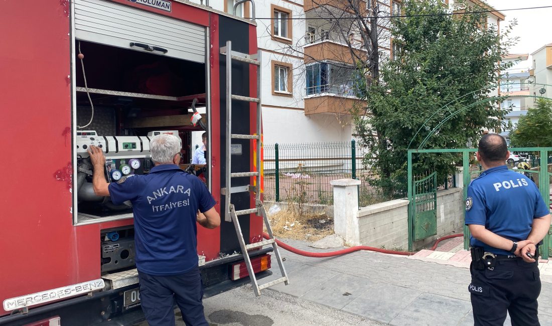 ANKARA (AA) – Ankara’nın Çubuk ilçesinde 5 katlı binanın bodrum