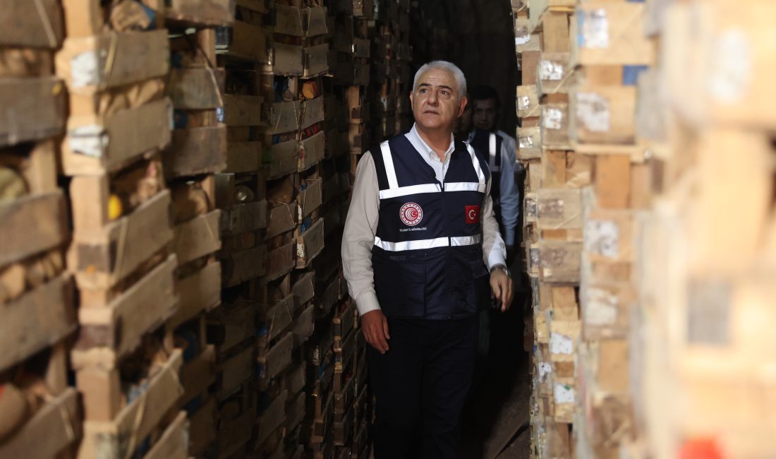 NEVŞEHİR (AA) – Nevşehir Ticaret İl Müdürlüğü ekipleri, limonların muhafaza