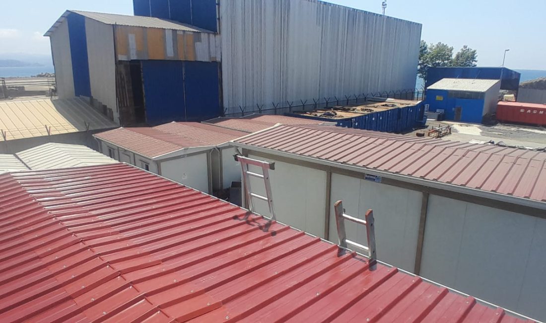 İSTANBUL (AA) – Karmod, Zonguldak Ereğli Tersanesi'ndeki konteyner ofis bina