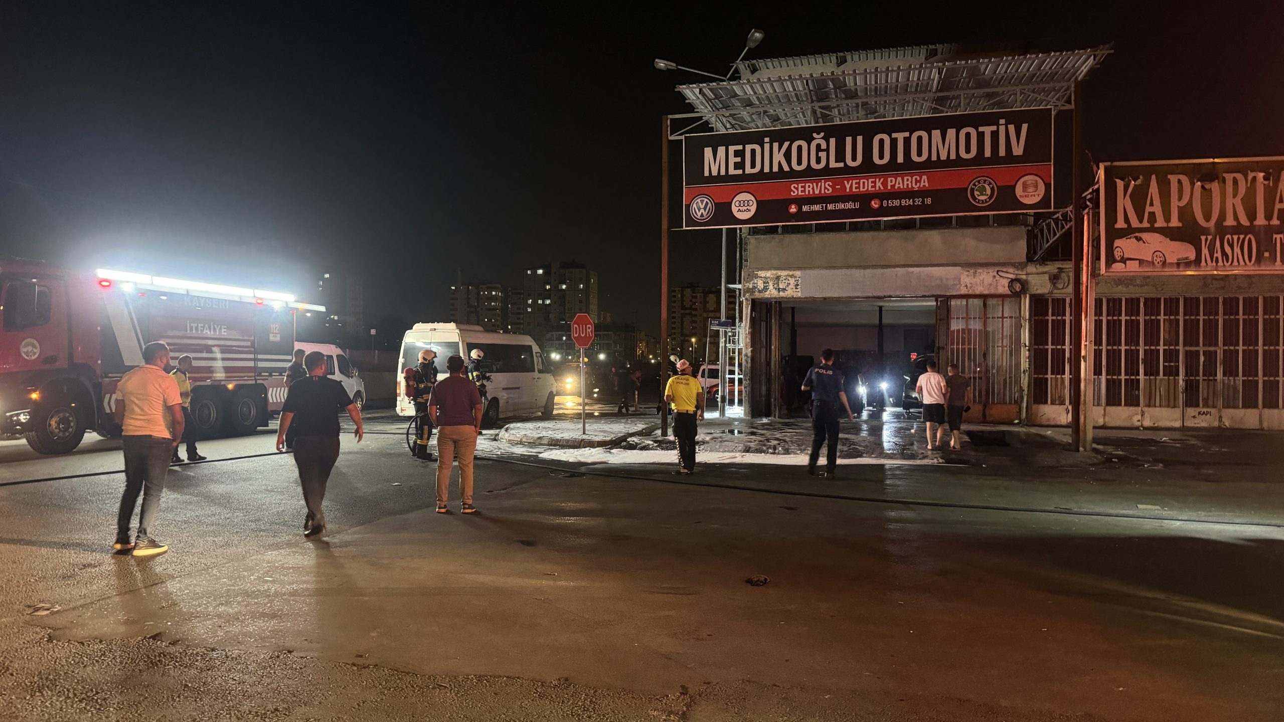 KAYSERİ (AA) – Kayseri'de bir iş yerinin yanında bulunan doğal