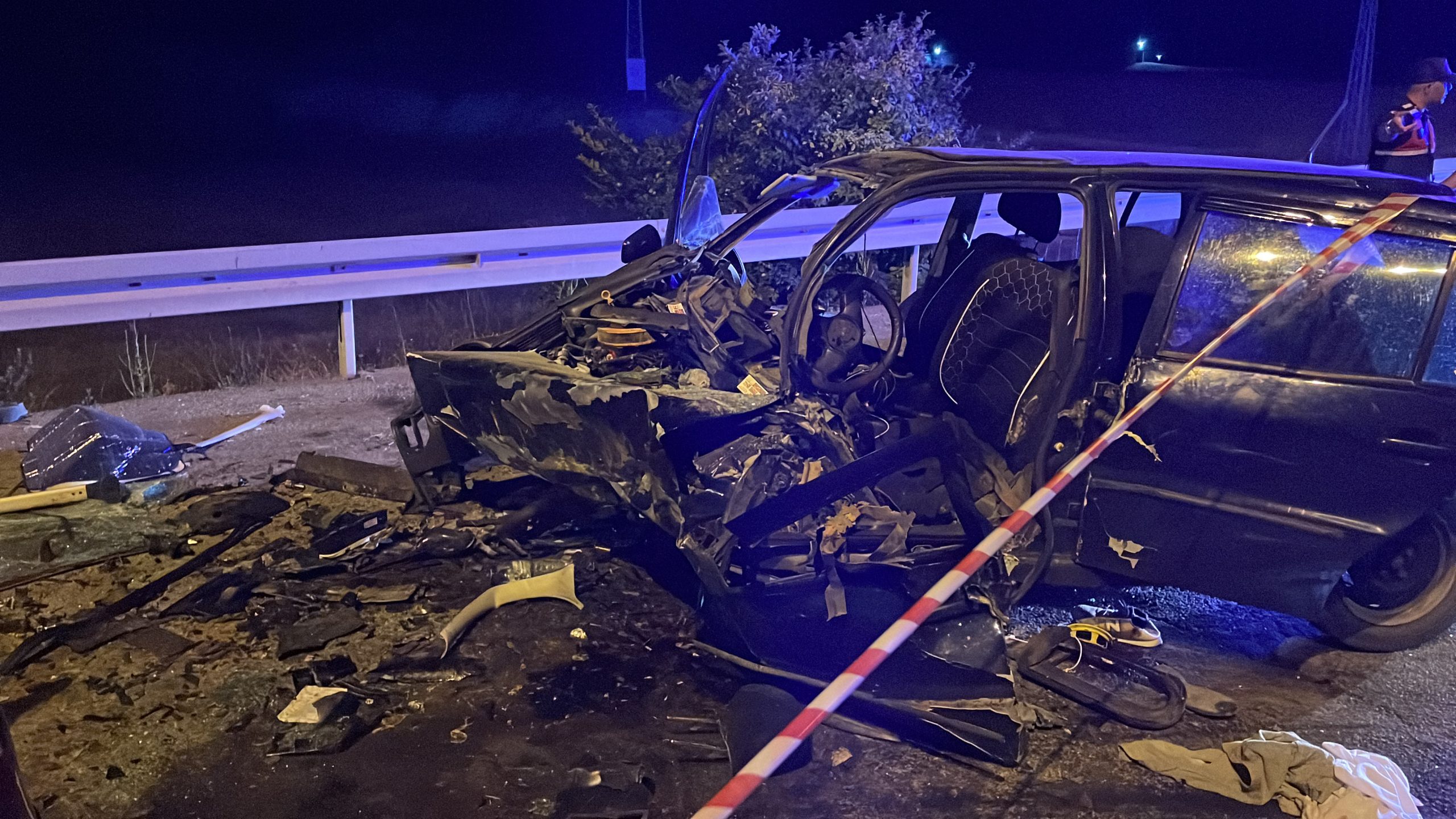 KAYSERİ (AA) – Kayseri'de iki otomobilin çarpıştığı kazada 2 kişi