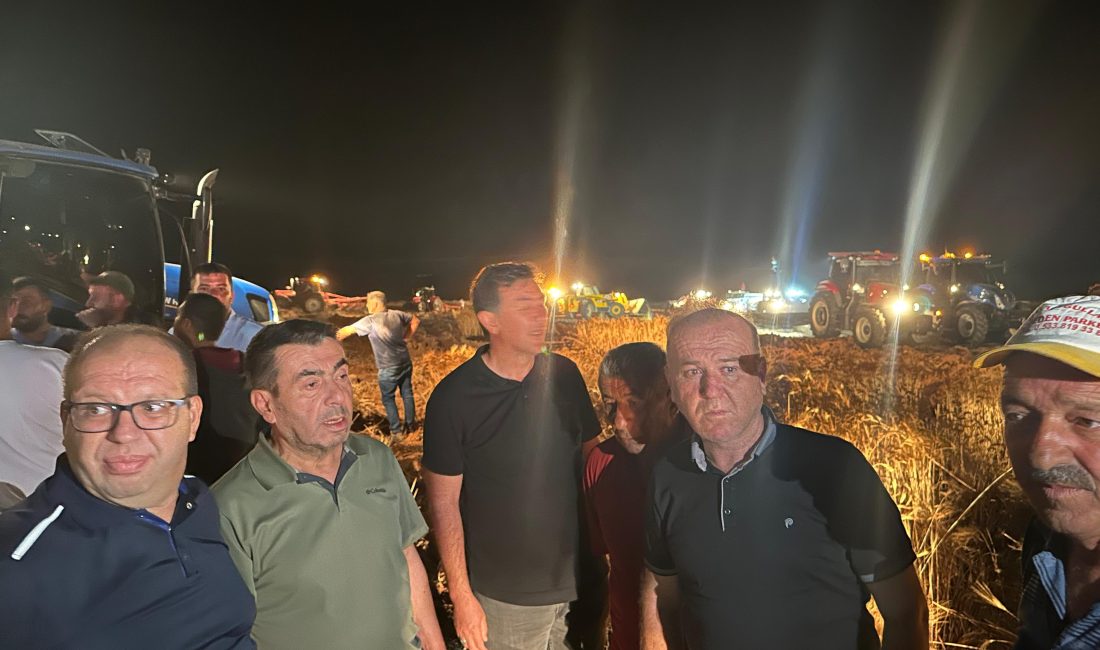 KAYSERİ (AA) – Kayseri'nin Bünyan ilçesinde tarım arazisinde çıkan yangın