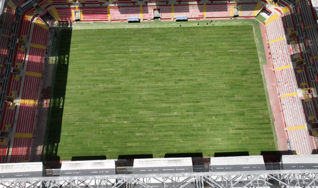 KAYSERİ (AA) – Kayseri Büyükşehir Belediyesinin, Mondihome Kayserispor'un maçlarını oynadığı
