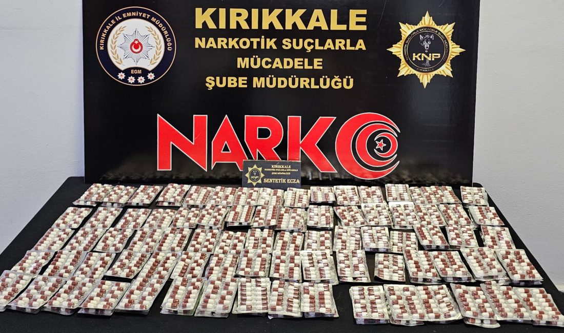 KIRIKKALE (AA) – Kırıkkale'de uyuşturucu operasyonunda gözaltına alınan 4 zanlı