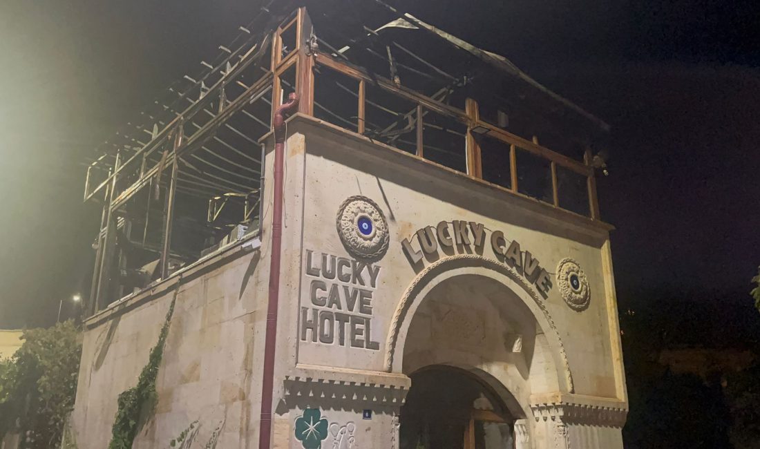 NEVŞEHİR (AA) – Nevşehir'de butik otelin mutfak kısmında çıkan yangın,
