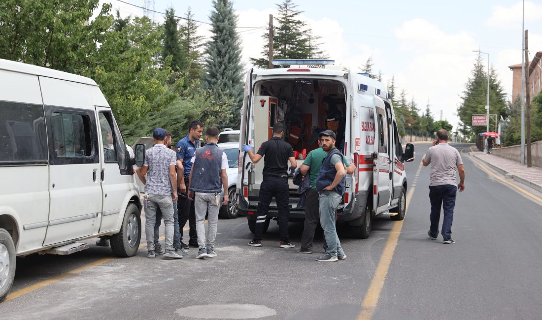 NEVŞEHİR (AA) – Nevşehir'in Nar beldesinde çalıştığı inşaatın merdiveninden düşerek