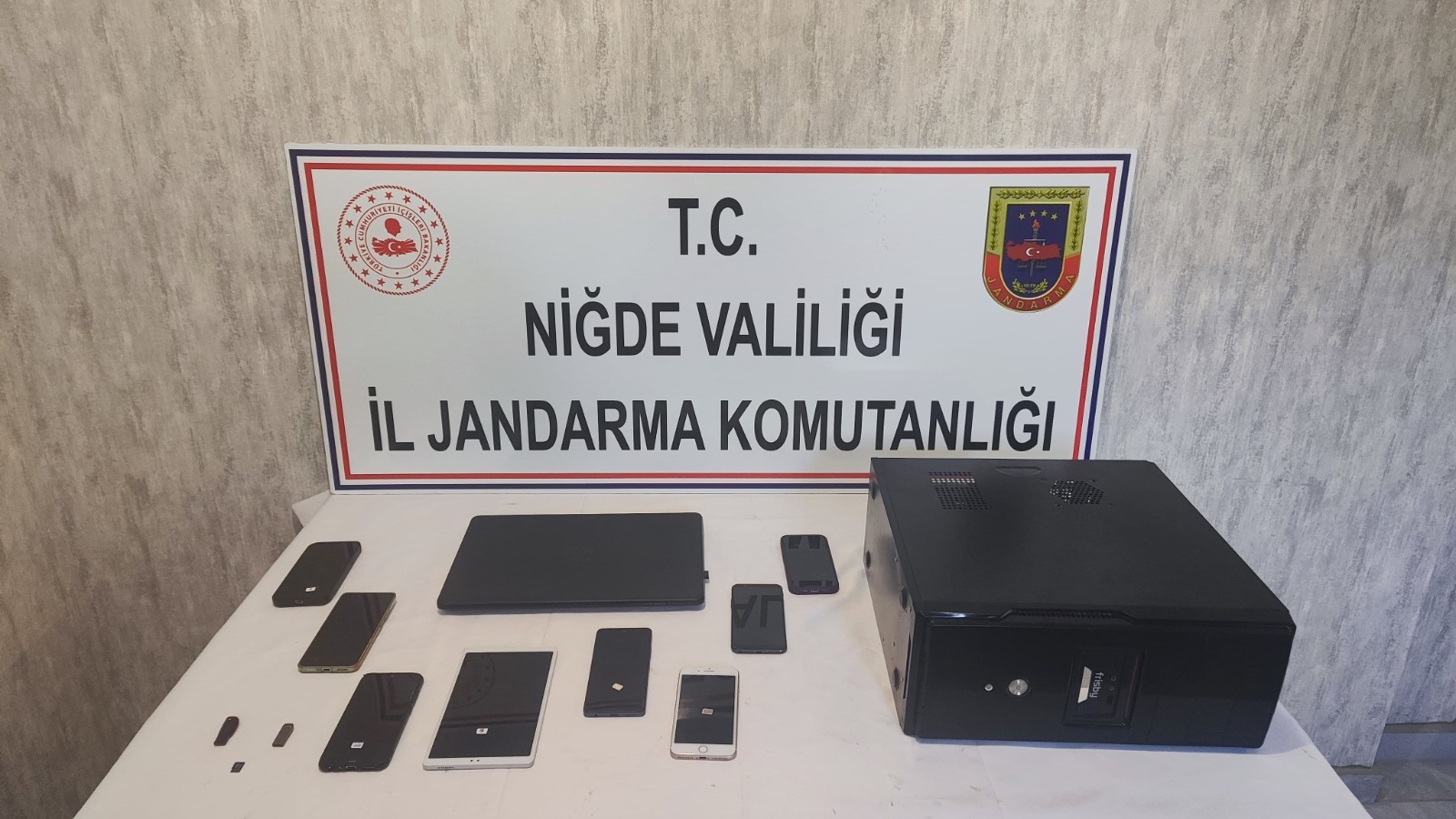 NİĞDE (AA) – Niğde merkezli 3 ilde düzenlenen siber suçlara
