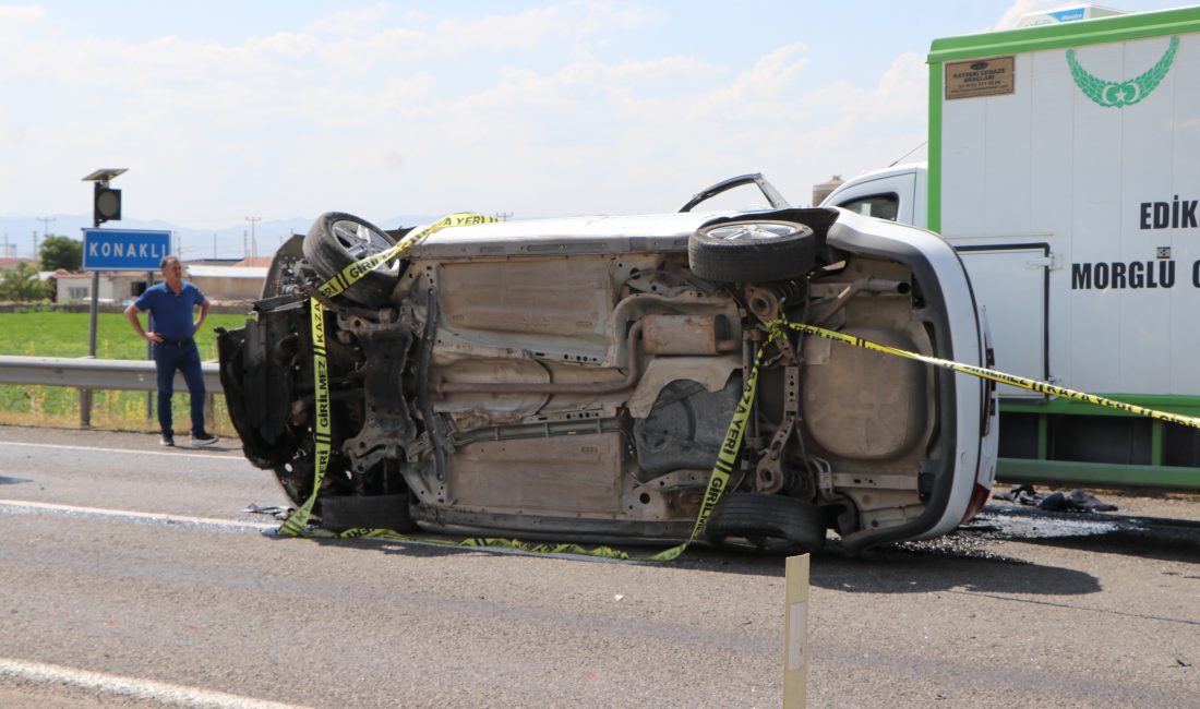 NİĞDE (AA) – Niğde'de otomobilin devrilmesi sonucu 2 kişi yaşamını