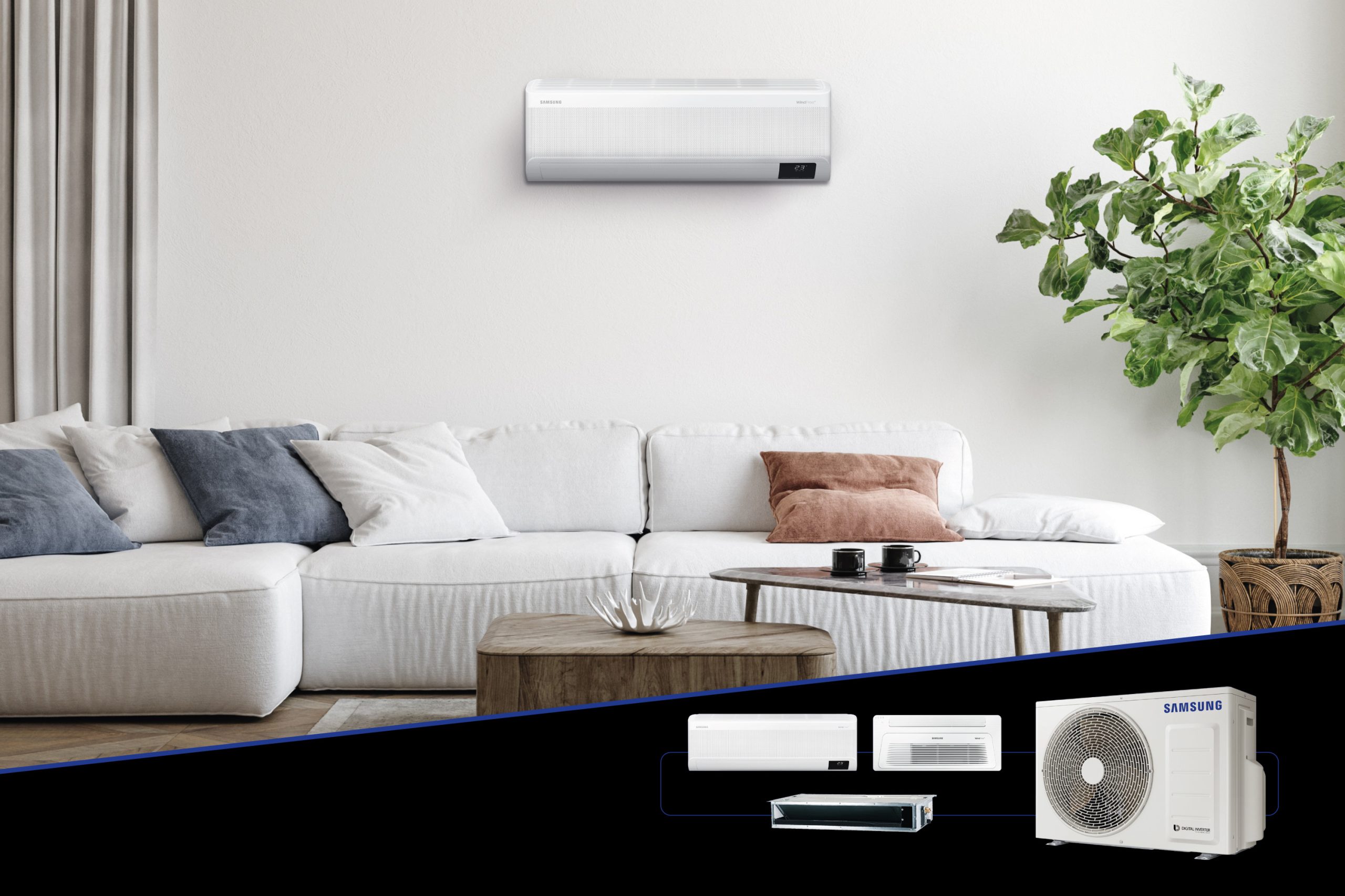 - WindFreeTM teknolojisi, düşük hızdaki hava akışıyla durgun hava ortamı