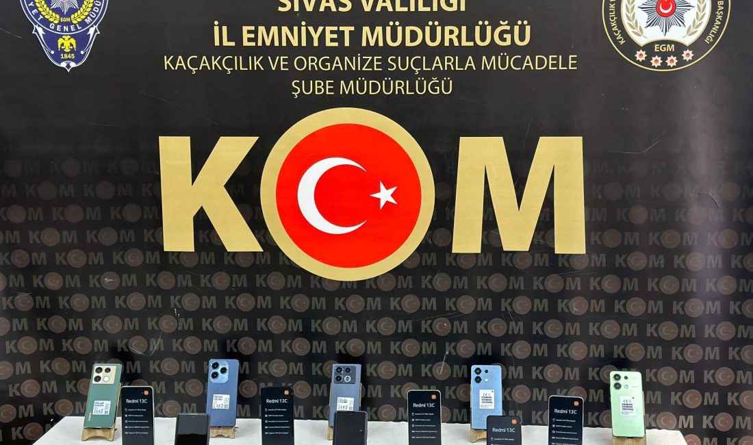 SİVAS (AA) – Sivas'ta polis ekiplerince düzenlenen operasyonda gümrük kaçağı