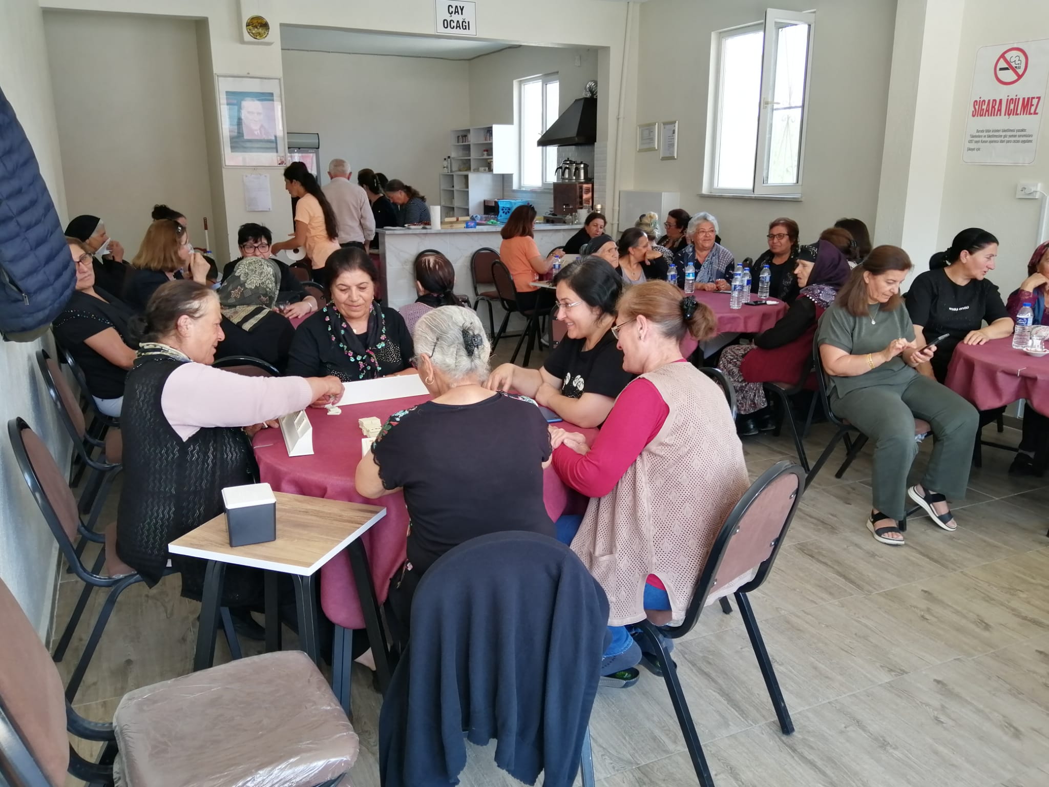 KAYSERİ (AA) – Kayseri'nin Sarız ilçesi Tavla Mahallesi'nde yaşayan kadınlar,