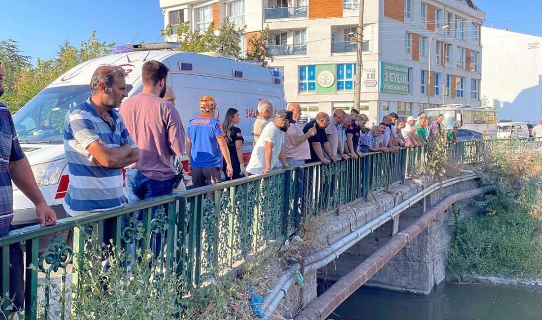 ESKİŞEHİR (AA) – Eskişehir'in Tepebaşı ilçesinde sulama kanalına düşen çocuğu