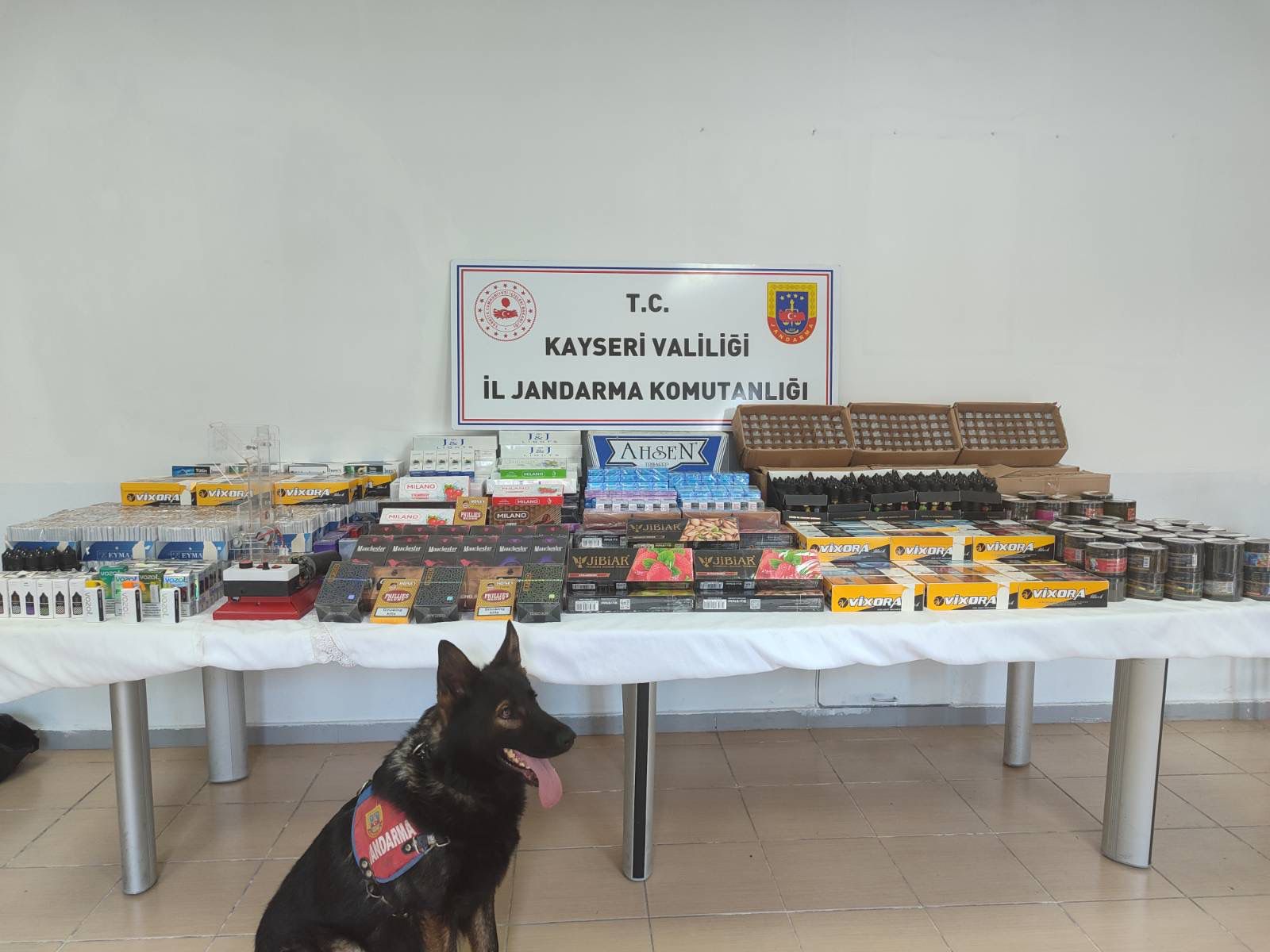 KAYSERİ (AA) – Kayseri'de düzenlenen kaçak sigara operasyonunda 1 şüpheli