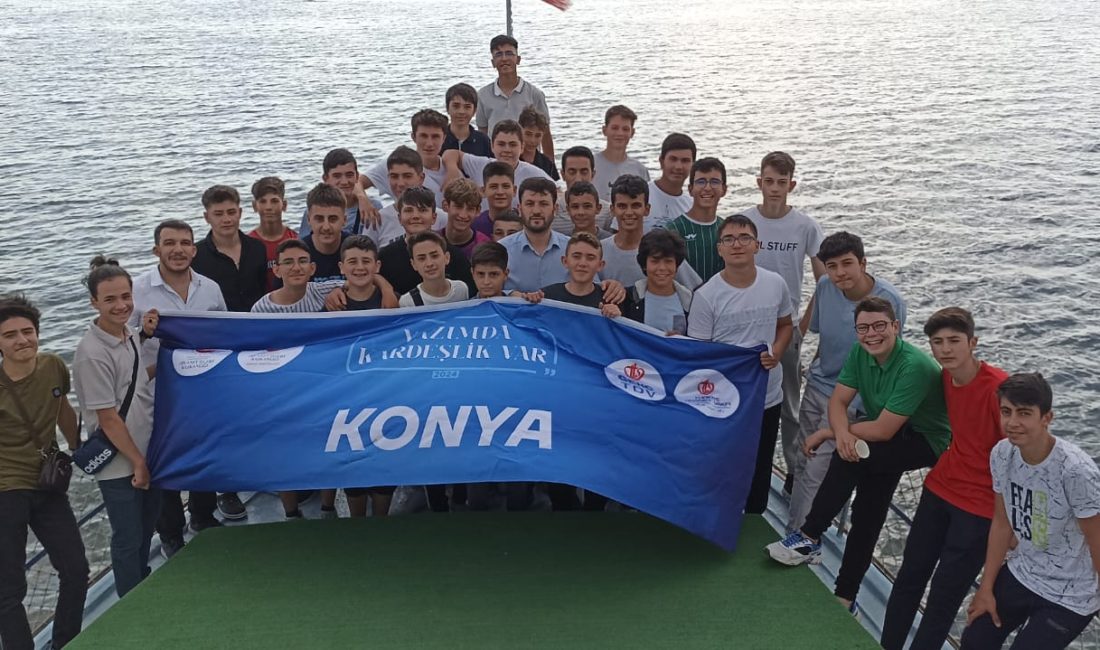 KONYA (AA) – Konya'nın 31 ilçesinden gelen öğrenciler, Beyşehir'de düzenlenen