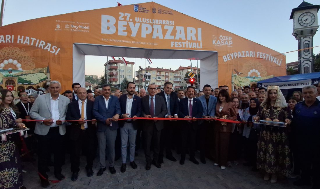 ANKARA (AA) – Bu yıl 27'ncisi düzenlenen Uluslararası Beypazarı Festivali