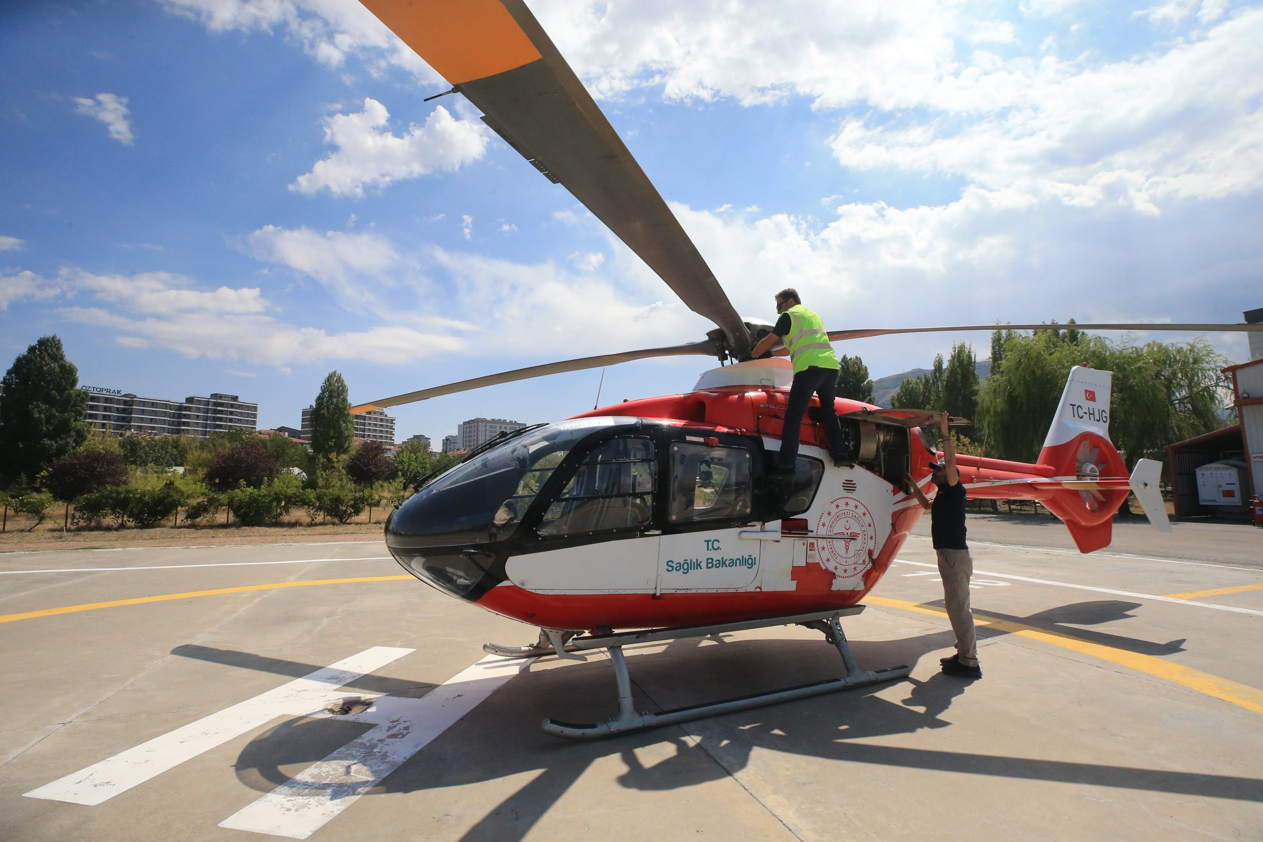 KAYSERİ (AA) – TUNAHAN AKGÜN – Sağlık Bakanlığınca hava ambulansı