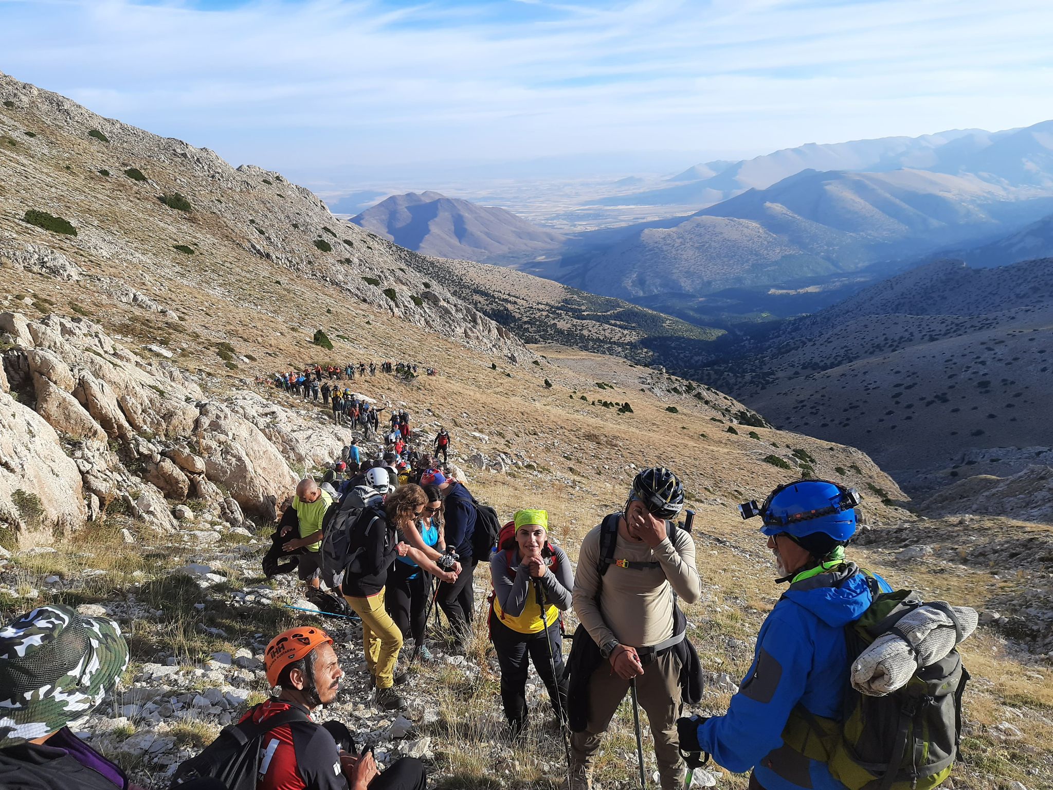 KAYSERİ (AA) – Kayseri'de 9. Ulusal Tomarza Beydağı Zirve Tırmanışı