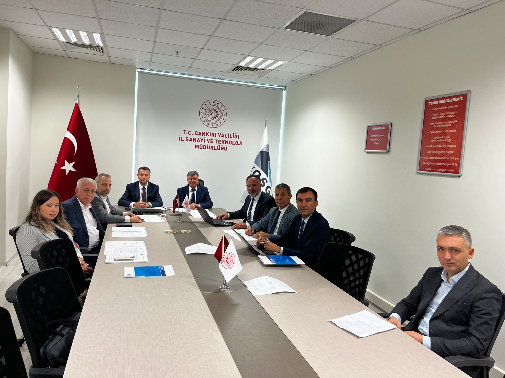 Çankırı’da KOSGEB Girişimcilik Destek Programı juri toplantısı KOSGEB İl Müdürlüğü