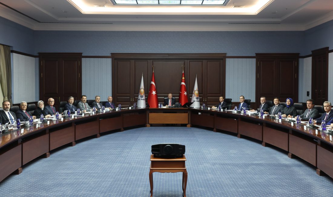 ANKARA (AA) – AK Parti Merkez Yürütme Kurulu (MYK), Cumhurbaşkanı