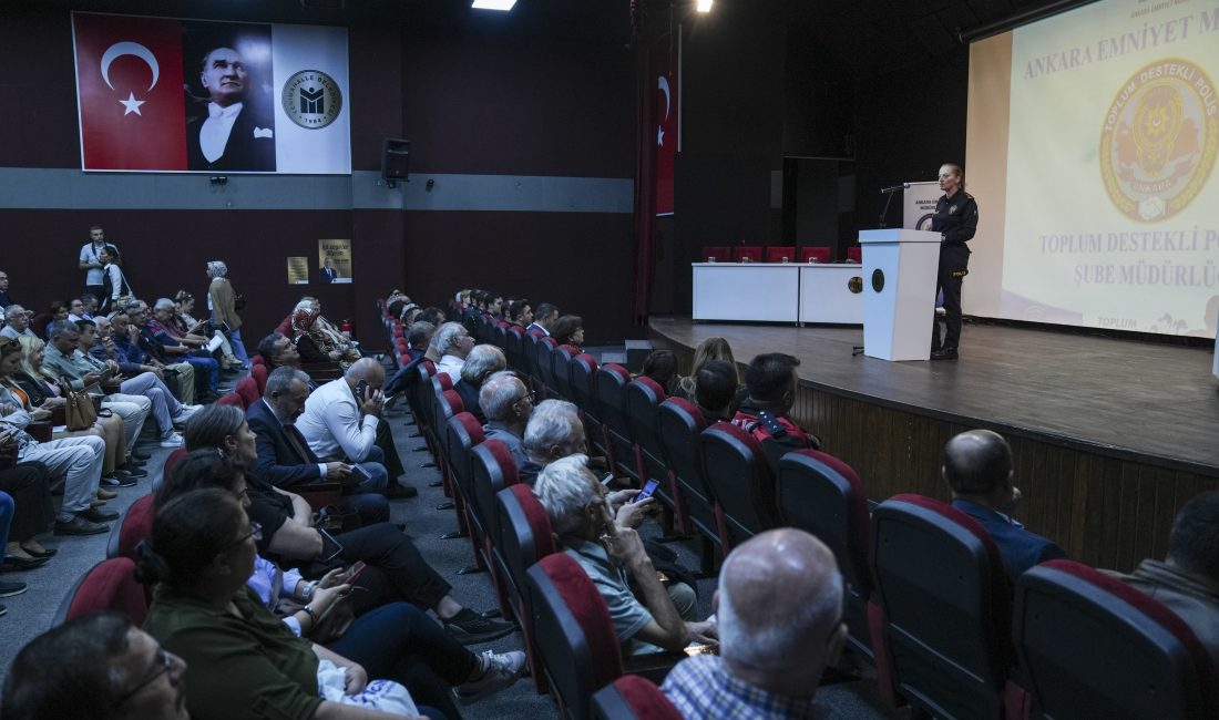 ANKARA (AA) – Ankara Emniyet Müdürlüğü Toplum Destekli Polislik Şube