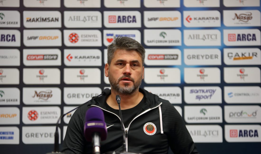 ÇORUM (AA) – Trendyol 1. Lig'in 10. haftasında konuk ettiği