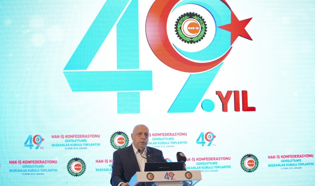 ANKARA (AA) – HAK-İŞ Genel Başkanı Mahmut Arslan, "Dolaylı vergilerin