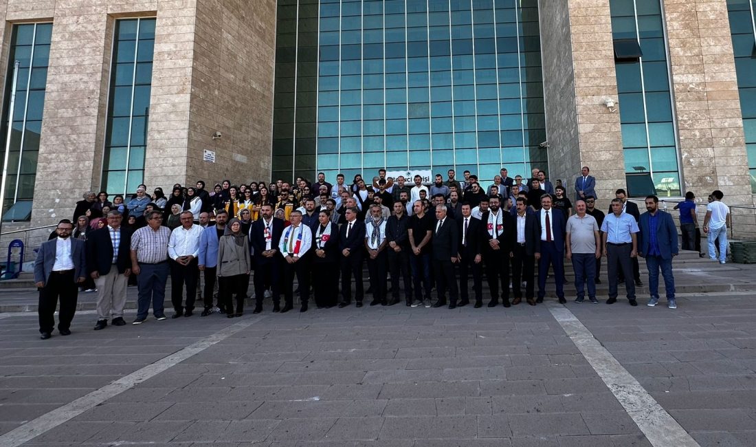 KIRŞEHİR (AA) – Kırşehir Ahi Evran Üniversitesinde (KAEÜ) İsrail'in Gazze'ye