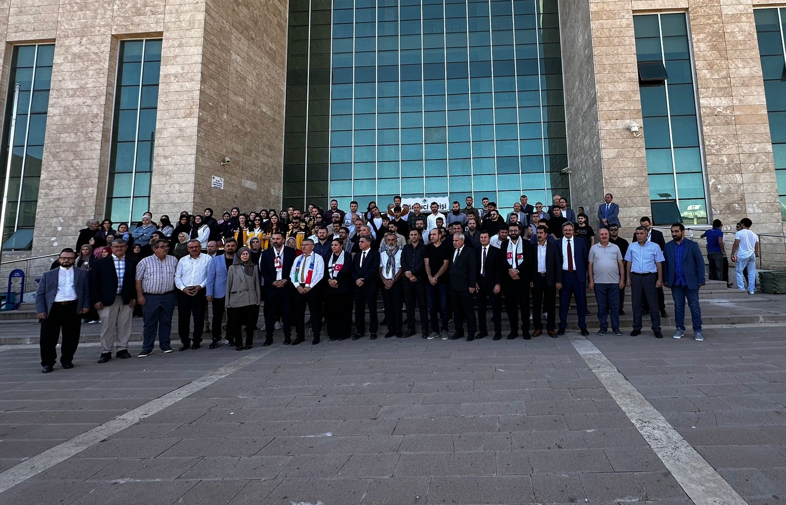 KIRŞEHİR (AA) – Kırşehir Ahi Evran Üniversitesinde (KAEÜ) İsrail'in Gazze'ye