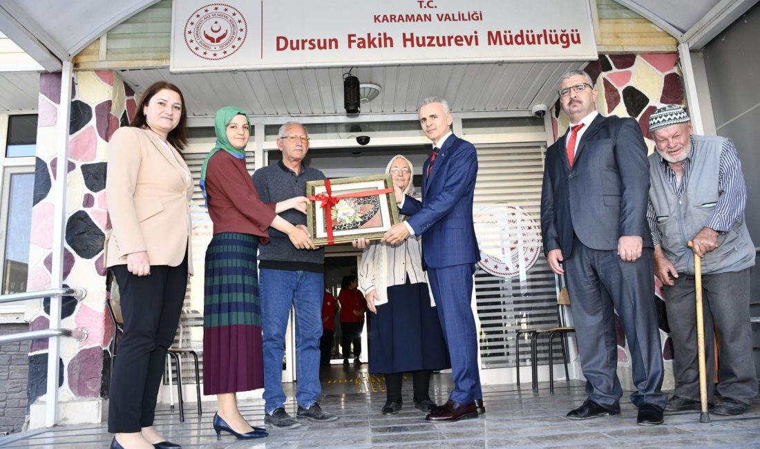 KARAMAN (AA) – Karaman Valisi Mehmet Fatih Çiçekli, Dünya Yaşlılar