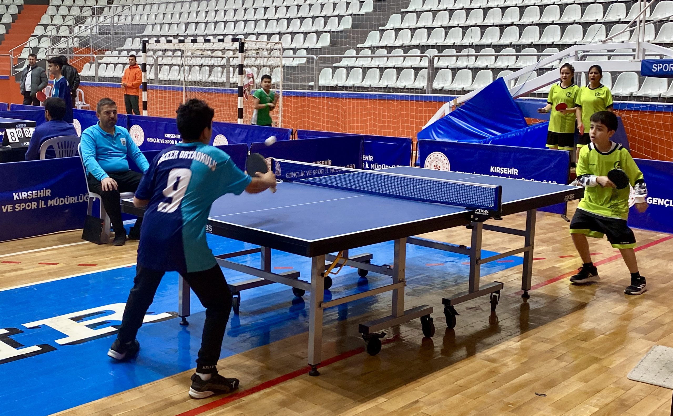 KIRŞEHİR (AA) – Masa tenisinde yetenekli sporcuları belirlemek için başlatılan