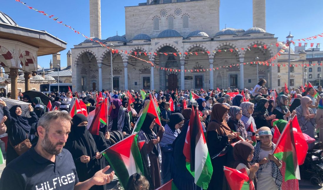 KONYA (AA) – Konya'da İsrail'in 7 Ekim 2023'ten bu yana