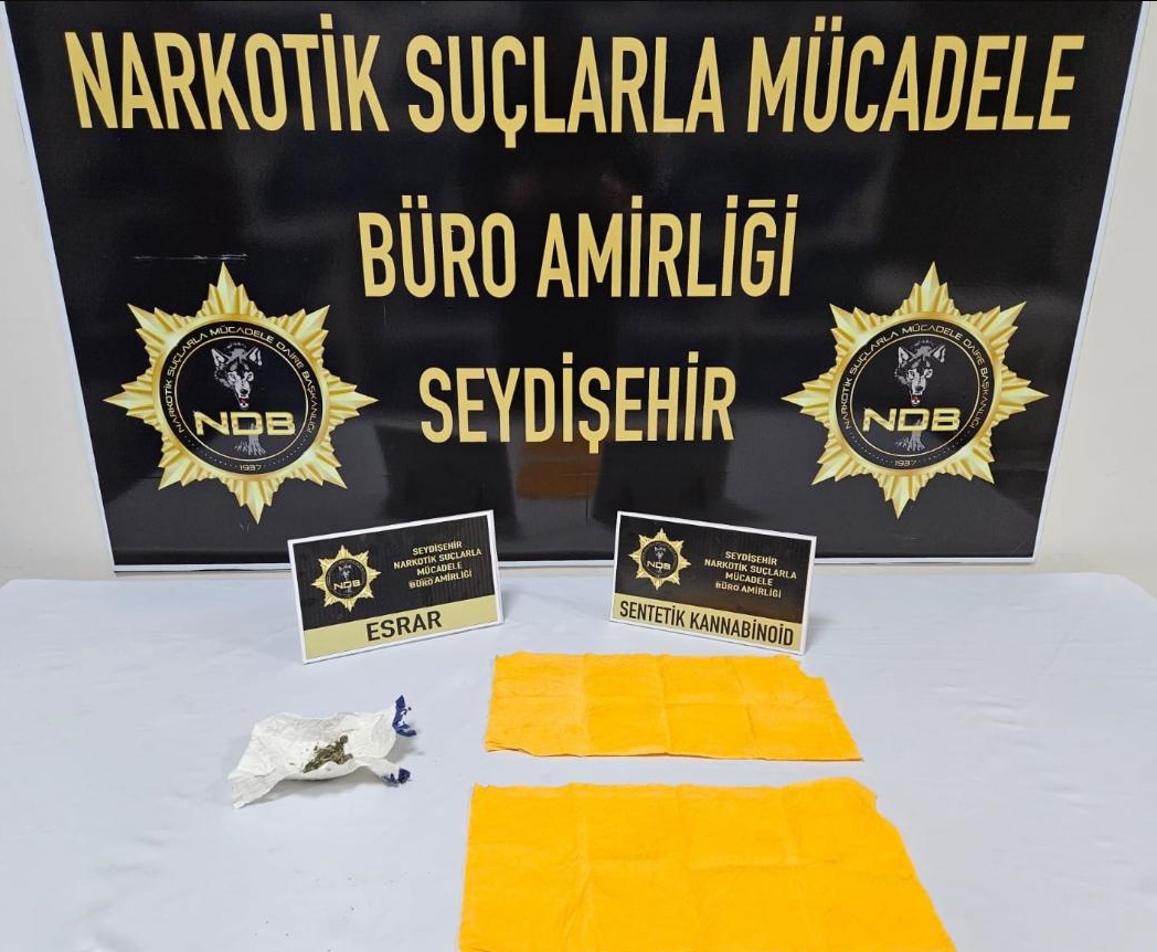 KONYA (AA) – Konya'nın Seydişehir ilçesinde polis ekipleri tarafından otomobillerinde