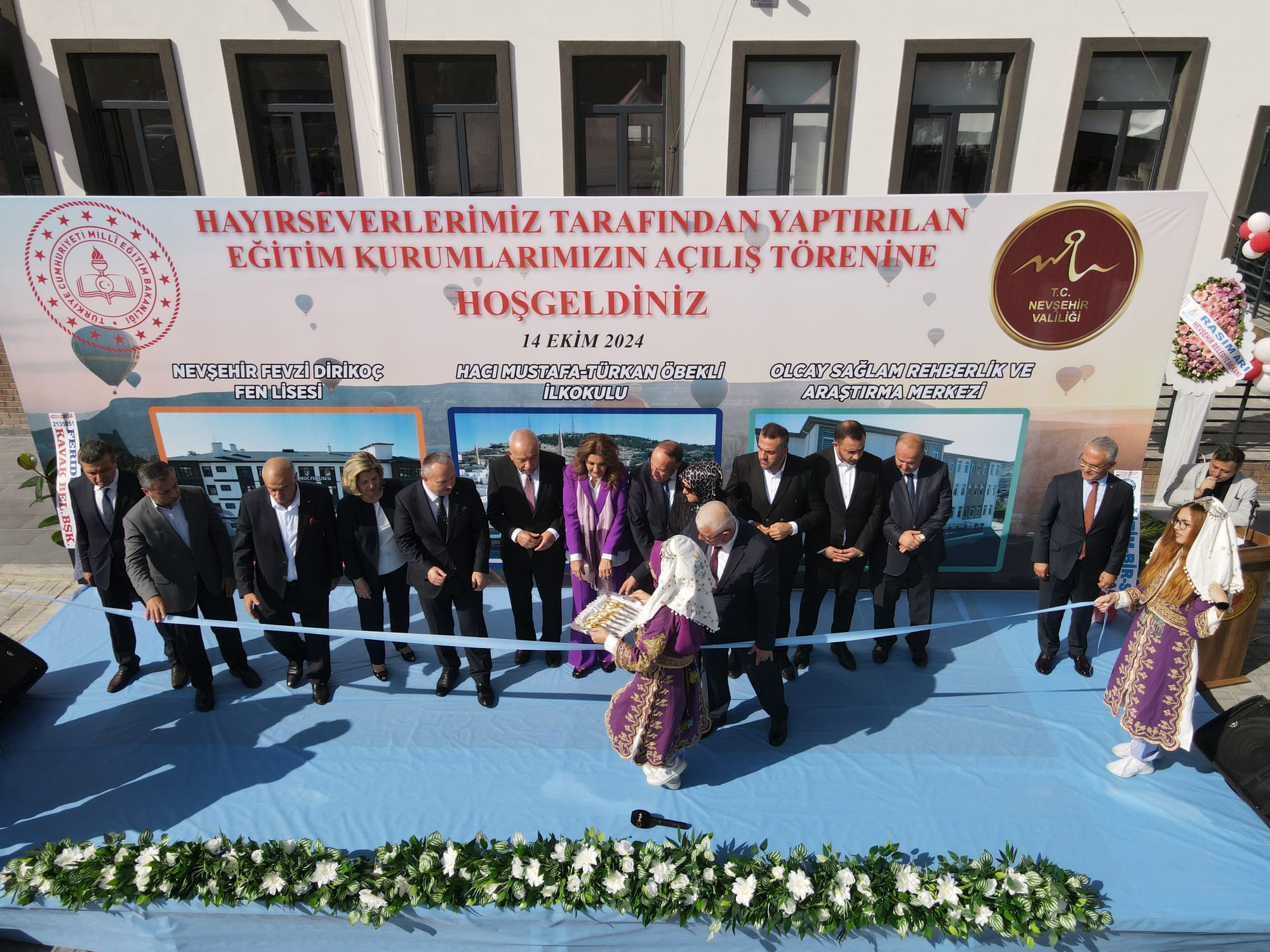 NEVŞEHİR (AA) – Nevşehirli hayırseverlerce yaptırılan iki okul ile araştırma